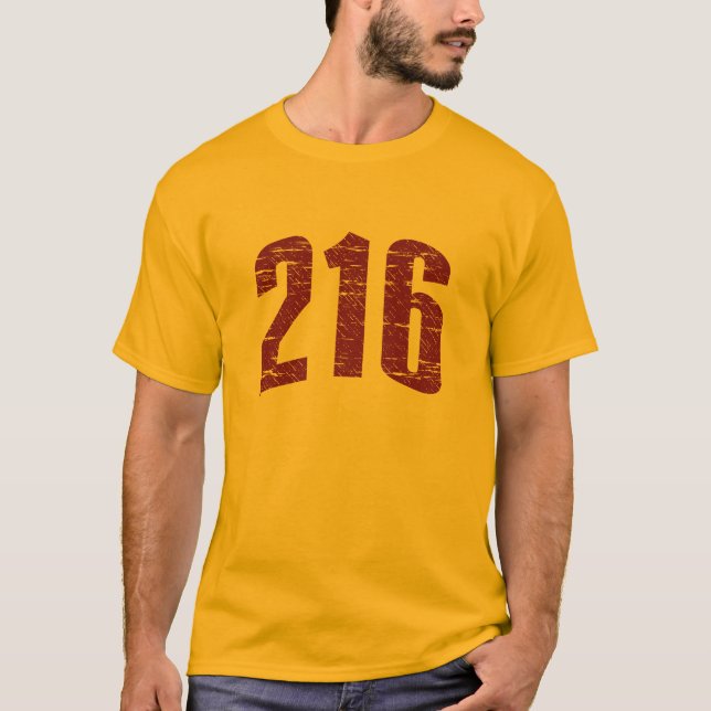 (Ortsnetzkennzahl-) T - Shirt 216 (Vorderseite)