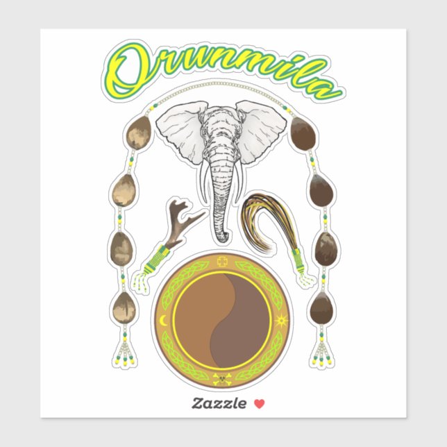 Orula Aufkleber (Blatt)