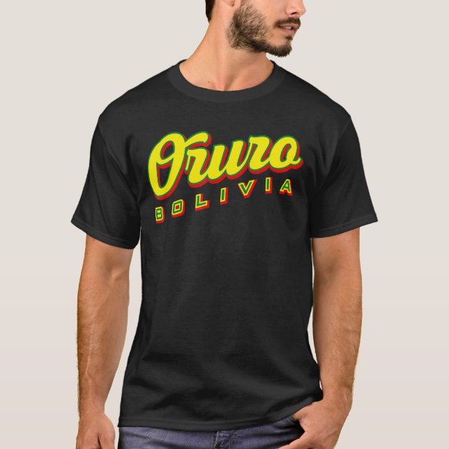 Oruro Bolivien T-Shirt (Vorderseite)