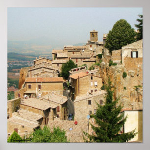 Orvieto, Italien Fotoposter Poster