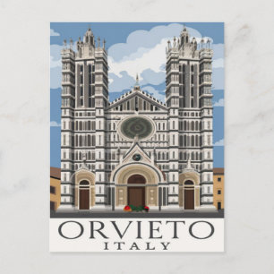 Orvieto, Italien Postkarte