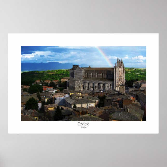 Orvieto Rainbow Poster (Vorne)