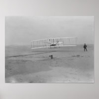 Orville Wright auf First Flight auf 30 Metern