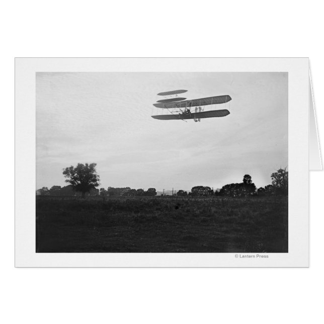 Orville Wright auf Flug 41 mit 20 m Höhe (Vorderseite (Horizontal))