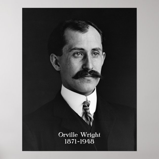 Orville Wright Poster 16"x20" (Vorne)