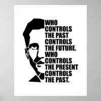 Orwell 1984 Zitat über die Kontrolle der Vergangen