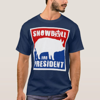 Orwell Animal Farm Snowball für den Präsidenten T-Shirt