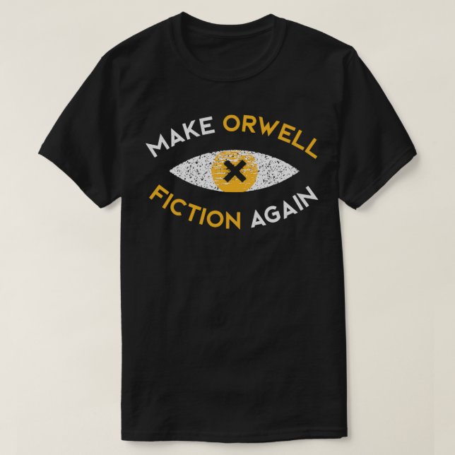 Orwell Fiktion wieder Philosophie-Geschenk Klassis T-Shirt (Design vorne)