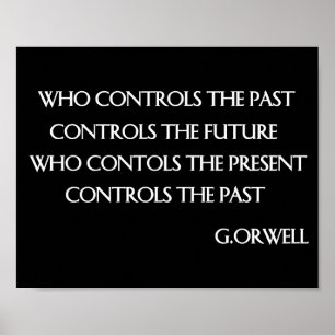 Orwells Zitat Poster