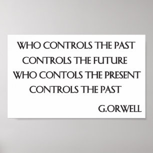 Orwells Zitat Poster