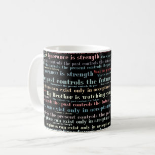 Orwells Zitate Kaffeetasse
