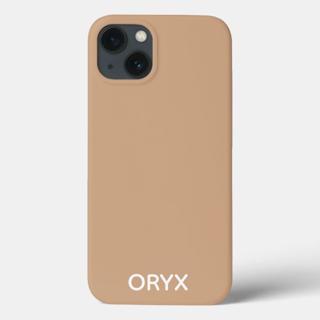 Oryx braune beige Farbname Case-Mate iPhone Gehäus Case-Mate iPhone Hülle (Rückseite)