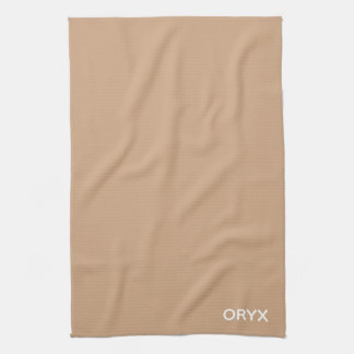 oryx-braune Farbe Geschirrtuch