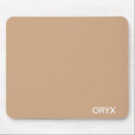 oryx-braune Farbe Mousepad<br><div class="desc">oryx-braune Farbe</div>