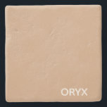 oryx-braune Farbe Steinuntersetzer<br><div class="desc">oryx-braune Farbe</div>