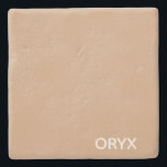 oryx-braune Farbe Steinuntersetzer<br><div class="desc">oryx-braune Farbe</div>