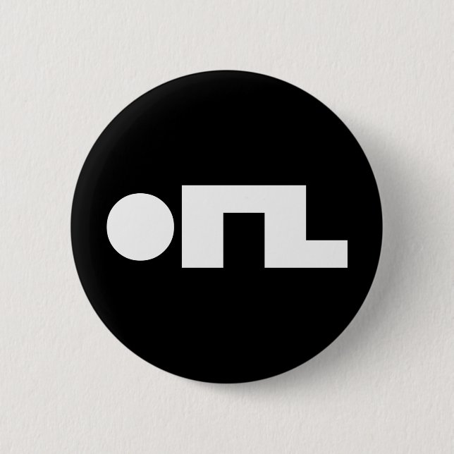 ORZ Emoticon Kaomoji Emoji Button (Vorderseite)