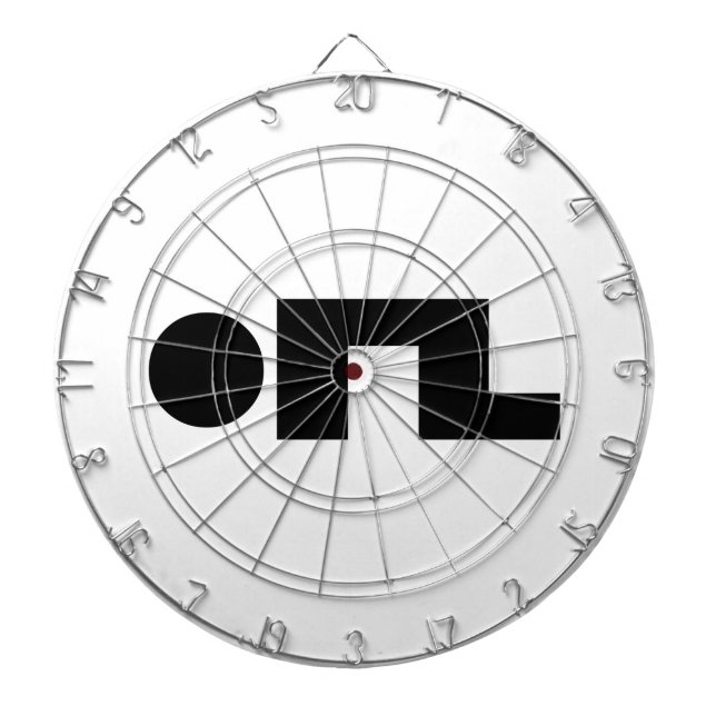 ORZ Emoticon Kaomoji Emoji Dartscheibe (vorne)