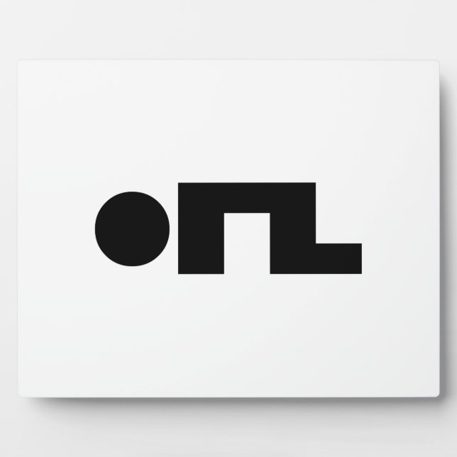 ORZ Emoticon Kaomoji Emoji Fotoplatte (Vorderseite)