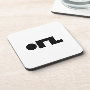 ORZ Emoticon Kaomoji Emoji Getränkeuntersetzer