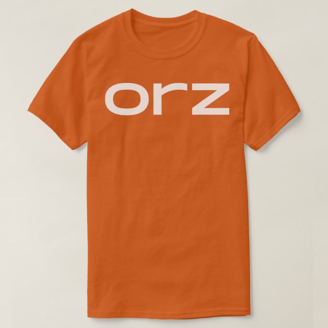 orz gakkuri dozita T-Shirt (Design vorne)