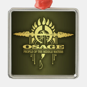 Osage 2o ornament aus metall