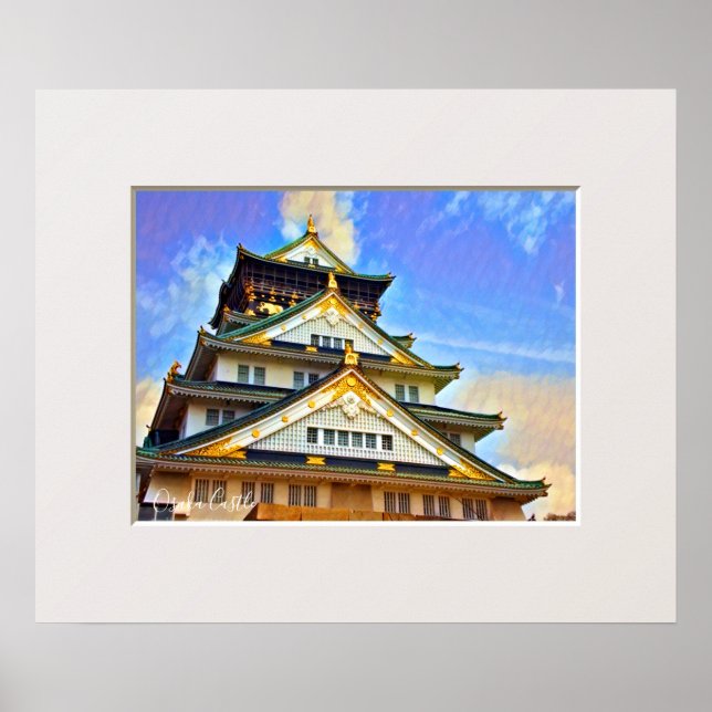 Osaka Castle Poster (Vorne)