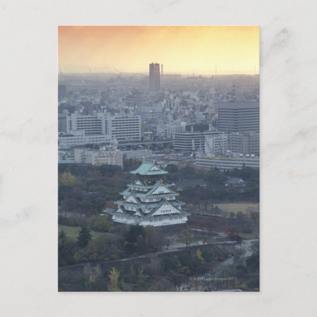 Osaka Castle Postkarte (Vorderseite)