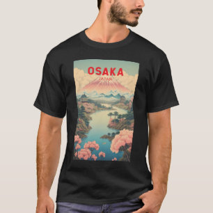 Osaka Japan Mount Fuji Reisen Vintag T-Shirt