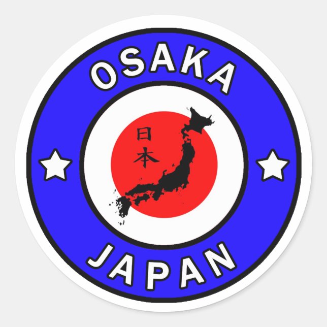 Osaka Japan Sticker (Vorderseite)
