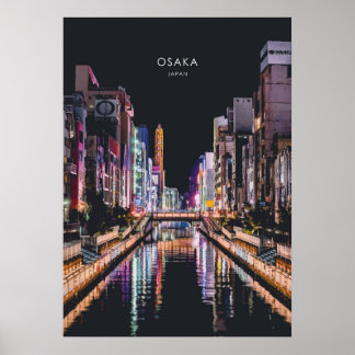 Osaka, Japan Travel Artwork Poster