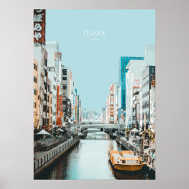 Osaka, Japan Travel Artwork Poster