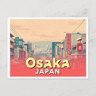 OSAKA JAPAN VINTAGE POSTKARTE