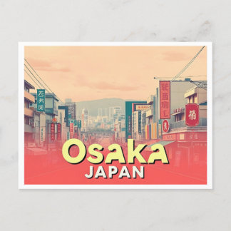 OSAKA JAPAN VINTAGE POSTKARTE