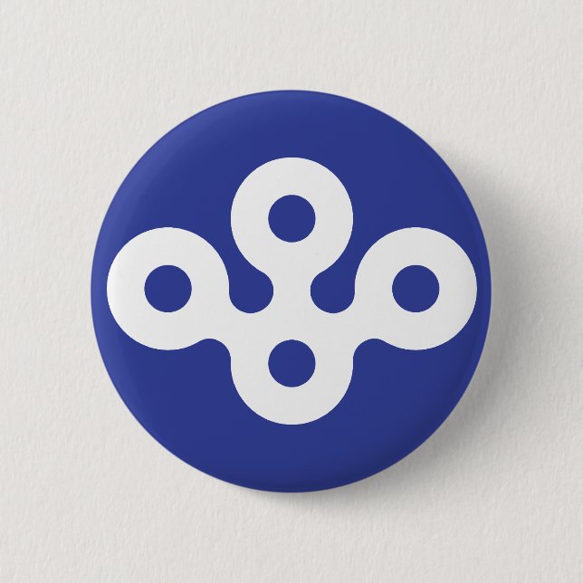 Osaka-Präfektur, Japan Button (Vorderseite)