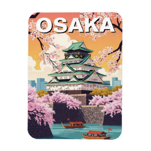 Osaka-Schloss Japan Magnet