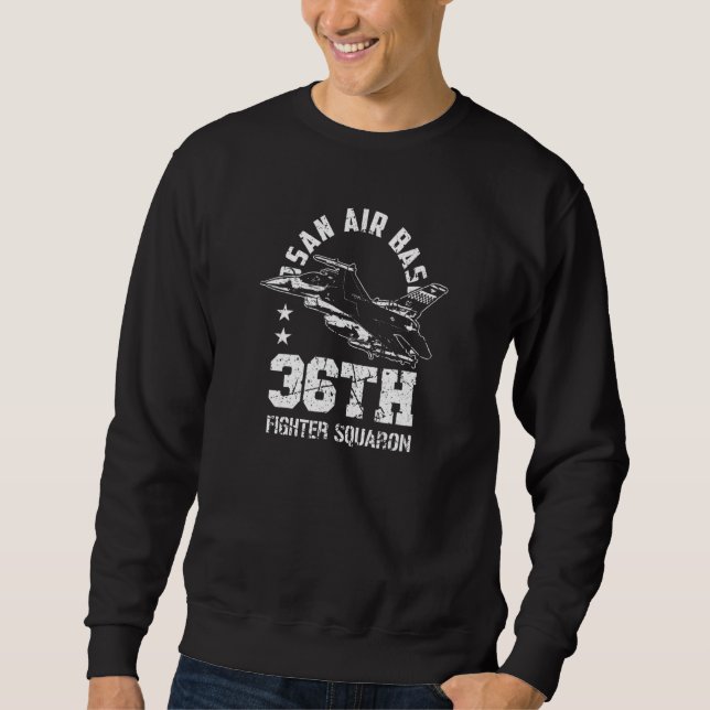 Osan Air Base 36th Fighter Squadron South Korea So Sweatshirt (Vorderseite)