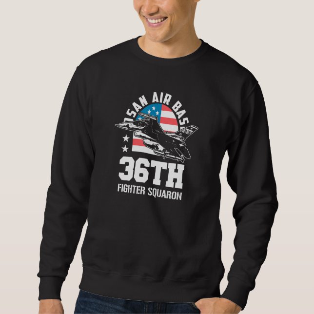 Osan Air Base 36th Fighter Squadron South Korea So Sweatshirt (Vorderseite)