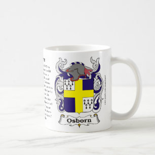 Osborn Familien-Wappen Tasse