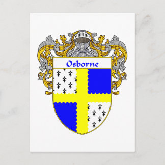 Osborne Coat of Arms (mantled) Postkarte