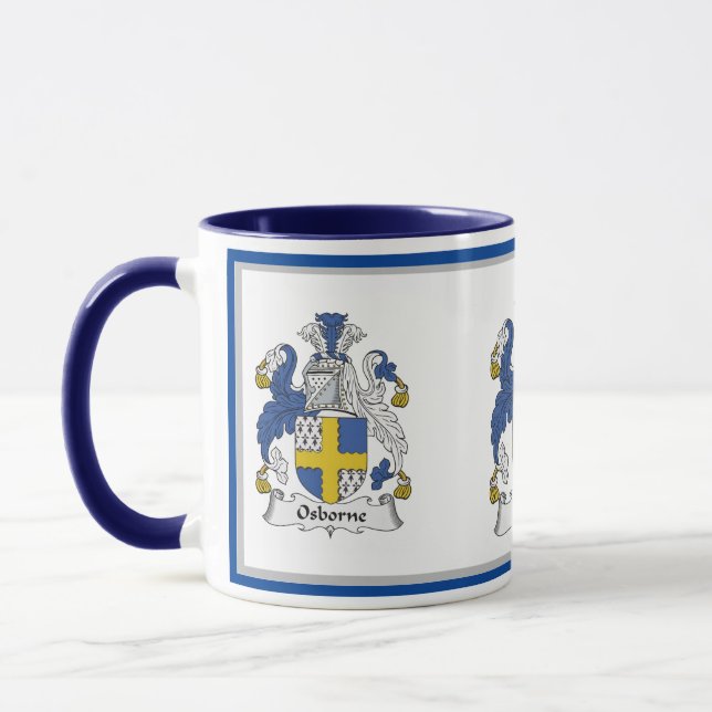 Osborne-Familienwappen* Osborne-Wappen* Tasse (Links)