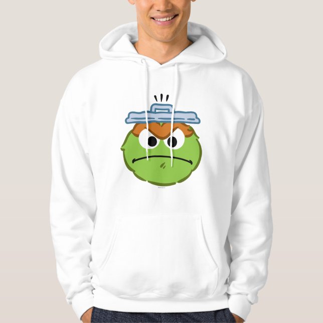Oscar Angry Face Hoodie (Vorderseite)