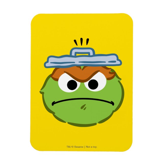 Oscar Angry Face Magnet (Vertikal)