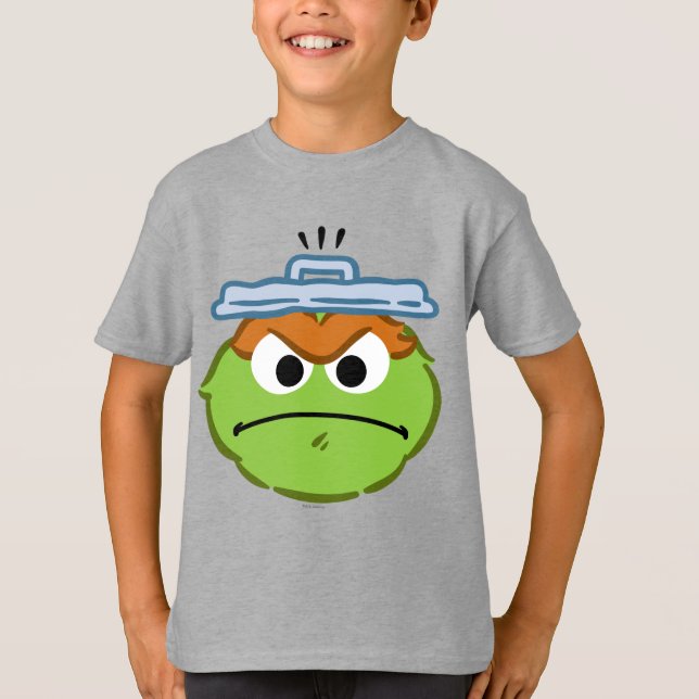 Oscar Angry Face T-Shirt (Vorderseite)