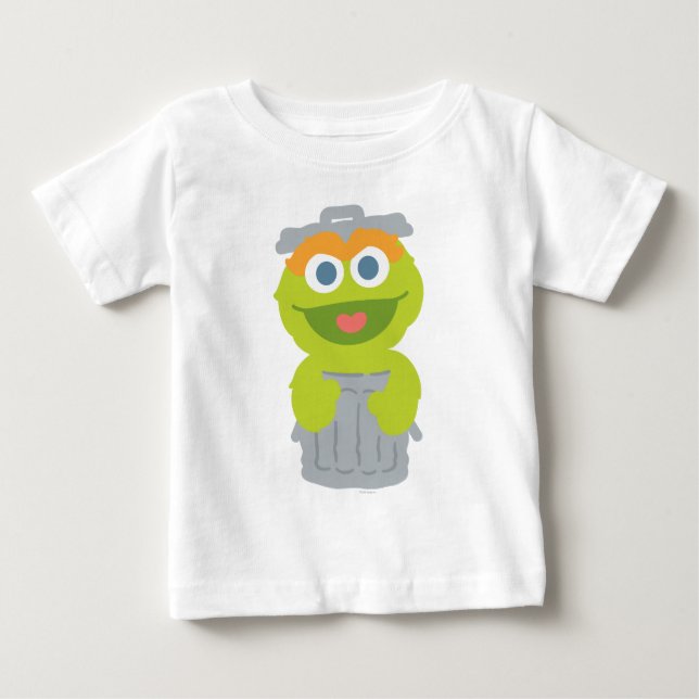Oscar das Grouch Baby T-shirt (Vorderseite)