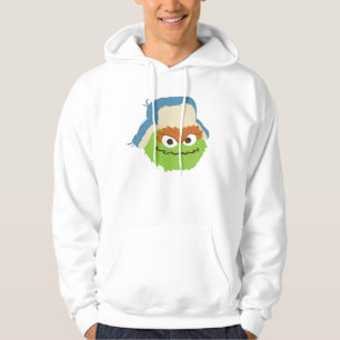 Oscar das Grouch-Wald-Gesicht Hoodie