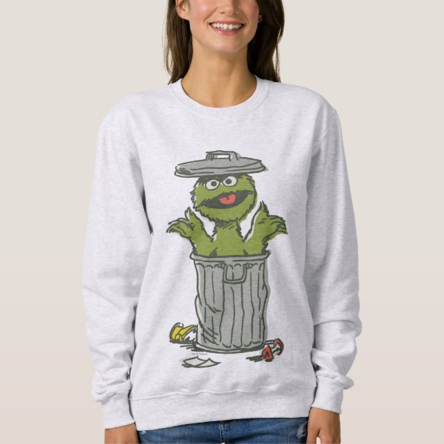 Oscar der Griesgram Vintage Sweatshirt (Vorderseite)