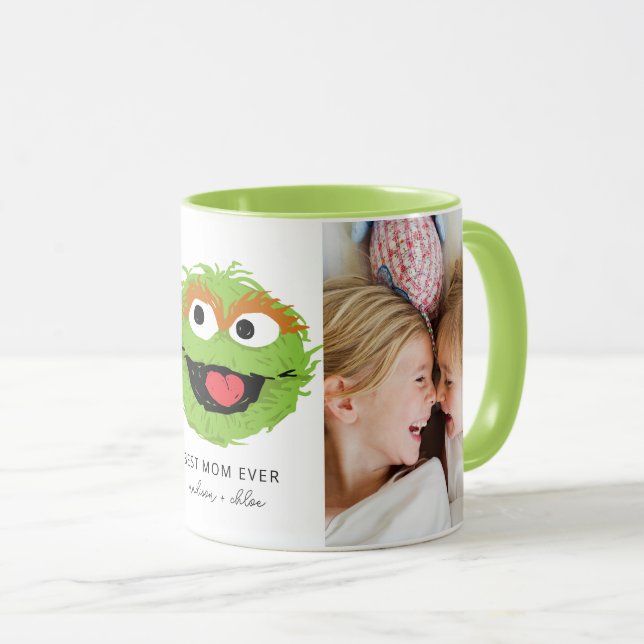 Oscar der Grouch | Beste Mama - Foto Tasse (VorderseiteRechts)