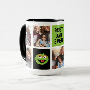 Oscar der Grouch   Beste Vater-FotoCollage Tasse
