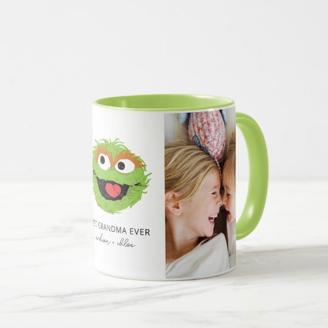 Oscar der Grouch | Bestes Oma - Foto Tasse (VorderseiteRechts)